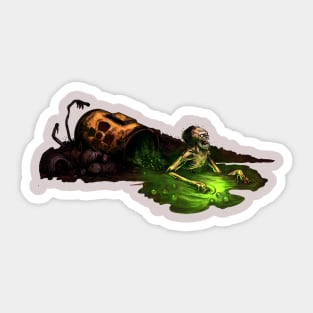 Toxic Zombie Sticker